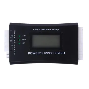 

Digital LCD Power Supply Tester Computer 20/24 Pin check quick Power Voltage Tester Diagnostic Tools for ATX BTX ITX