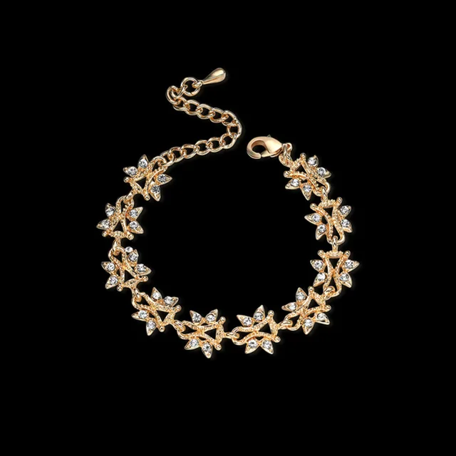 Fashion Rhinestone Gold Bracelet 2017 New Style Bracelets For Women Fashion Rhinestone Gold Bracelet 2017 New Style Bracelets For Women Highlight A Woman S Eal
