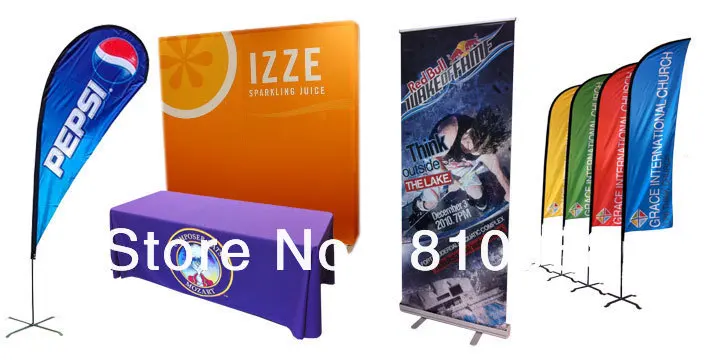 8ft Magnetic Pop Up Backdrop Banner Stand Without Printing In Flags Display Equipment Feather Flag Teardrop Roll Up Banner X