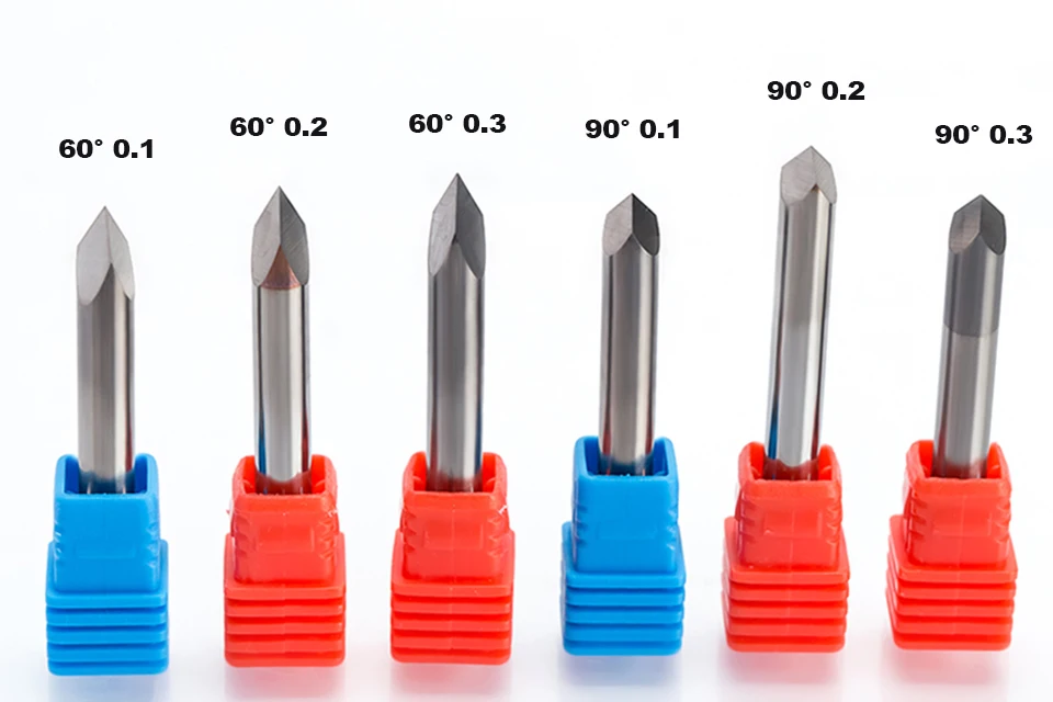 HUHAO 1 шт. хвостовик 4 мм 6 мм 3 кромки Карбид пипамид биты 2A хорошее качество ЧПУ гравировальный станок 3 лица Инструменты для резьбы по камню