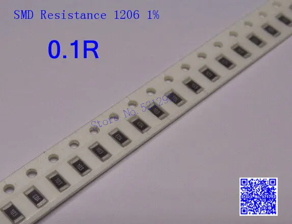 50 x SMD Resistor SMT resistor 806 Ohm 806R 1% 1206 1/4 W
