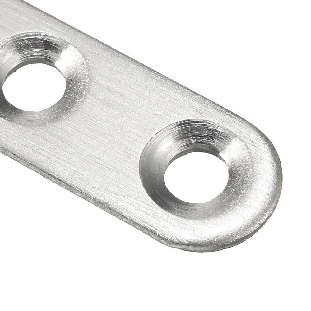 Stainless Steel Hinges 5 Sets 4 sets Stainless Steel 360 Degree Rotating Door Pivot Hinge 60mm x 11mm Brushed Silver
