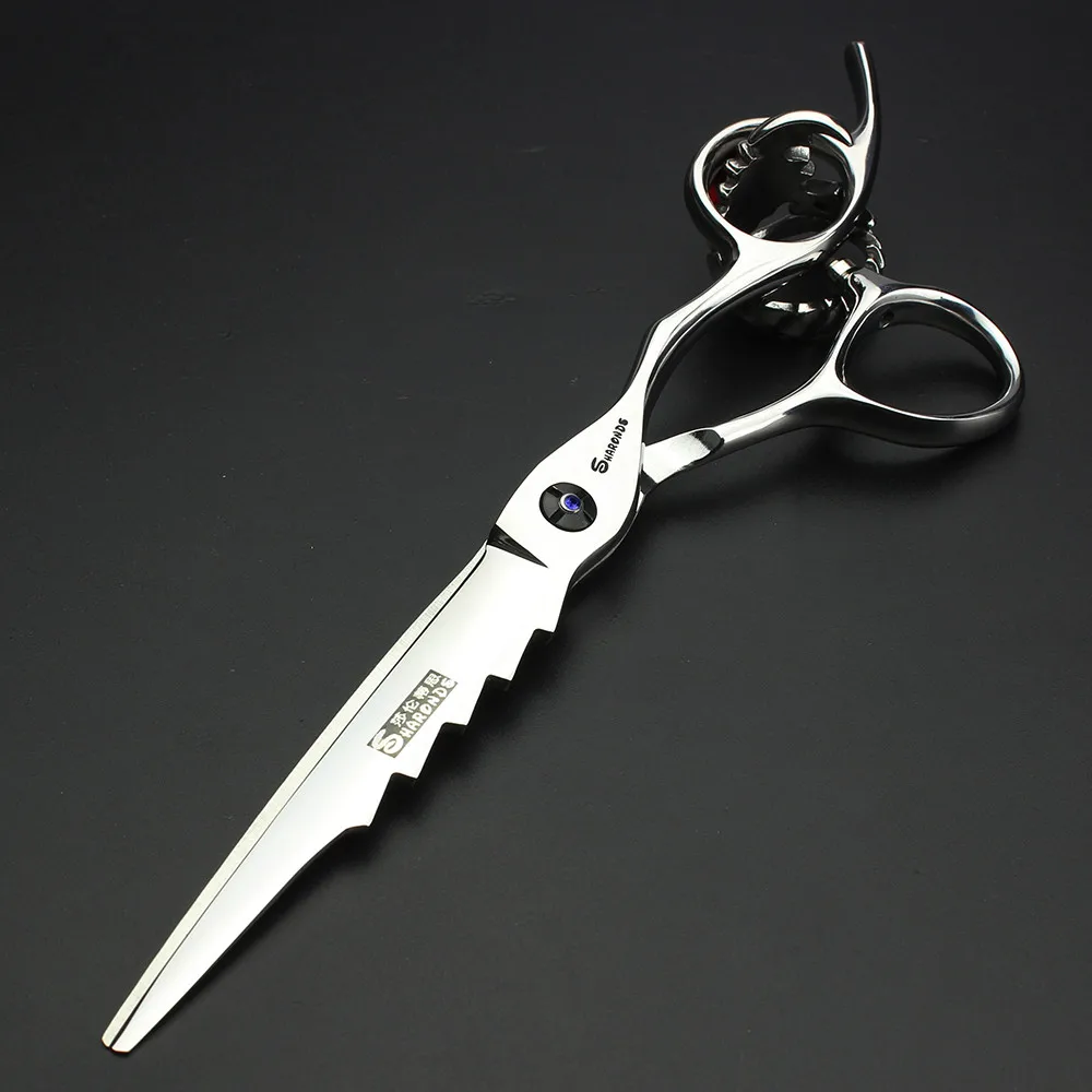 Sharonds профессиональные ножницы для волос 6 дюймов/6,5 дюймов "Акула back" VG10 стальные укладки волос ножницы парикмахерские инструменты