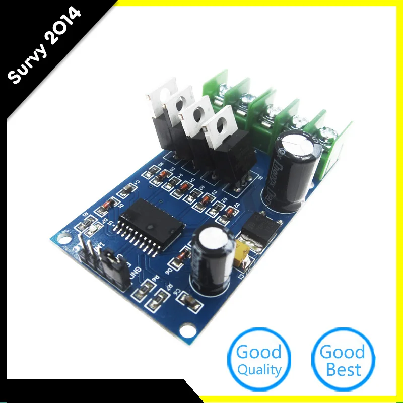 

170W High-Power H-Bridge Motor Driver with brakes NMOS Reversing Motor 5-40V