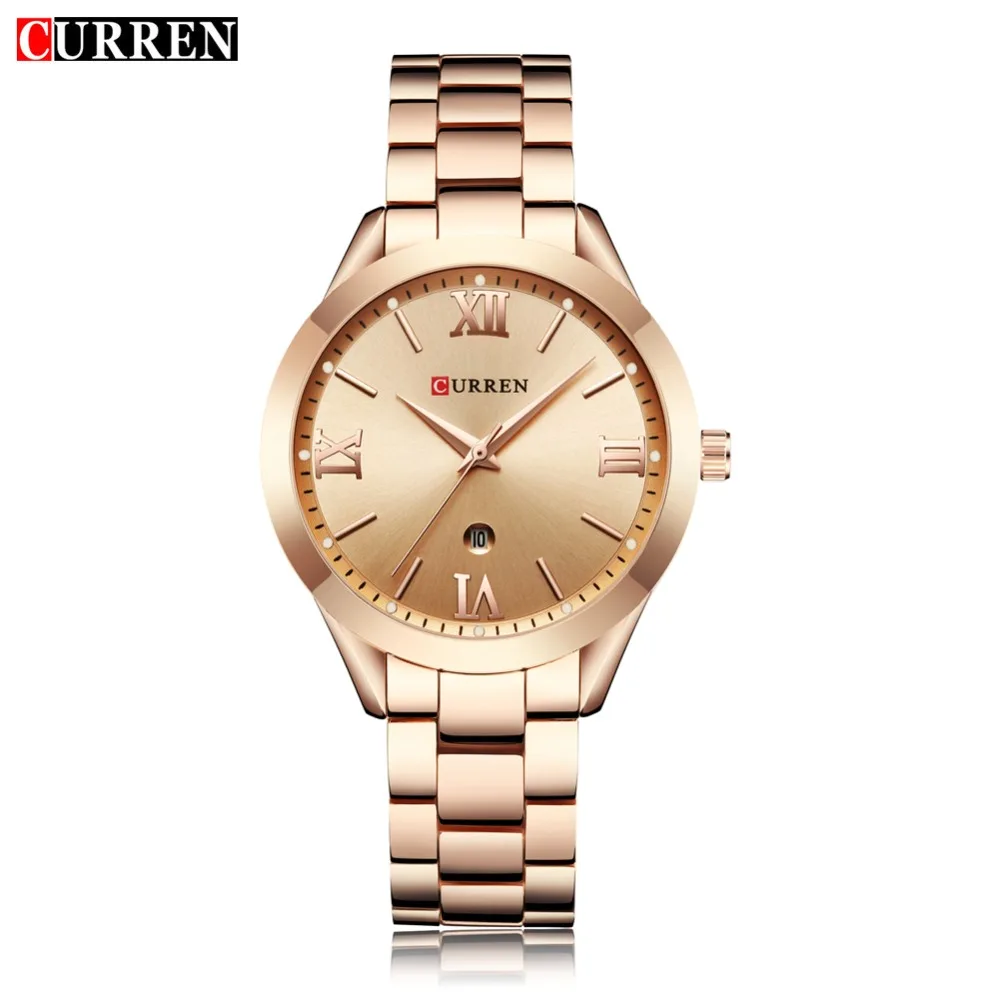 

CURREN Gold Watch Women Watches Ladies 9007 Steel Women's Bracelet Watches Female Clock Relogio Feminino Montre Femme
