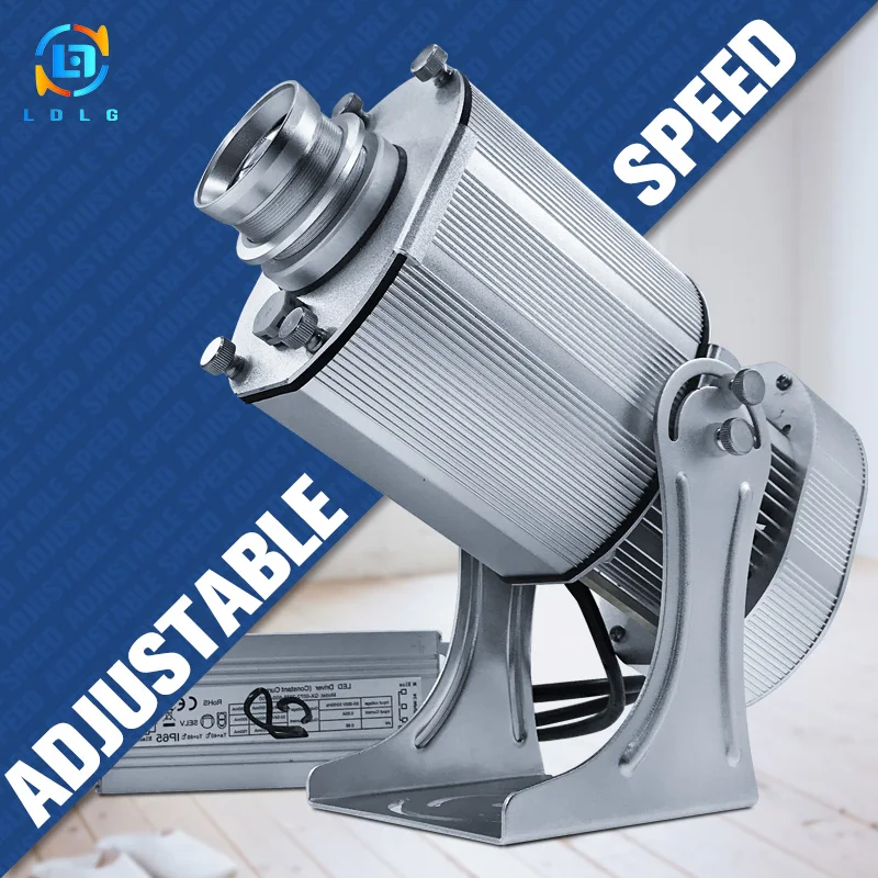 US $562.00 Silver Advertising Light 80W WaterWave Effect Image LED Projector Indoor Outdoor 10000lm Custom Water Wave Image Projector Light