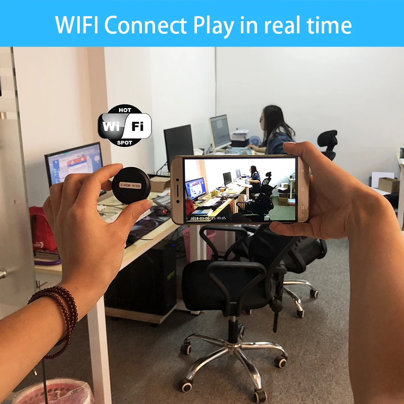 

C6 Mini Camera WIFI/P2P Network Micro Camera Night Vision Motion Detection DVR Video Voice Recording Device Small Mini Camcorder
