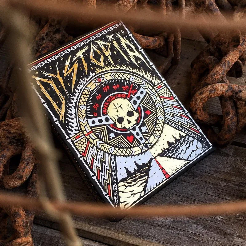 

Dystopia Playing Cards Poker Size Deck USPCC Custom Limited Edition New Sealed Magic Props