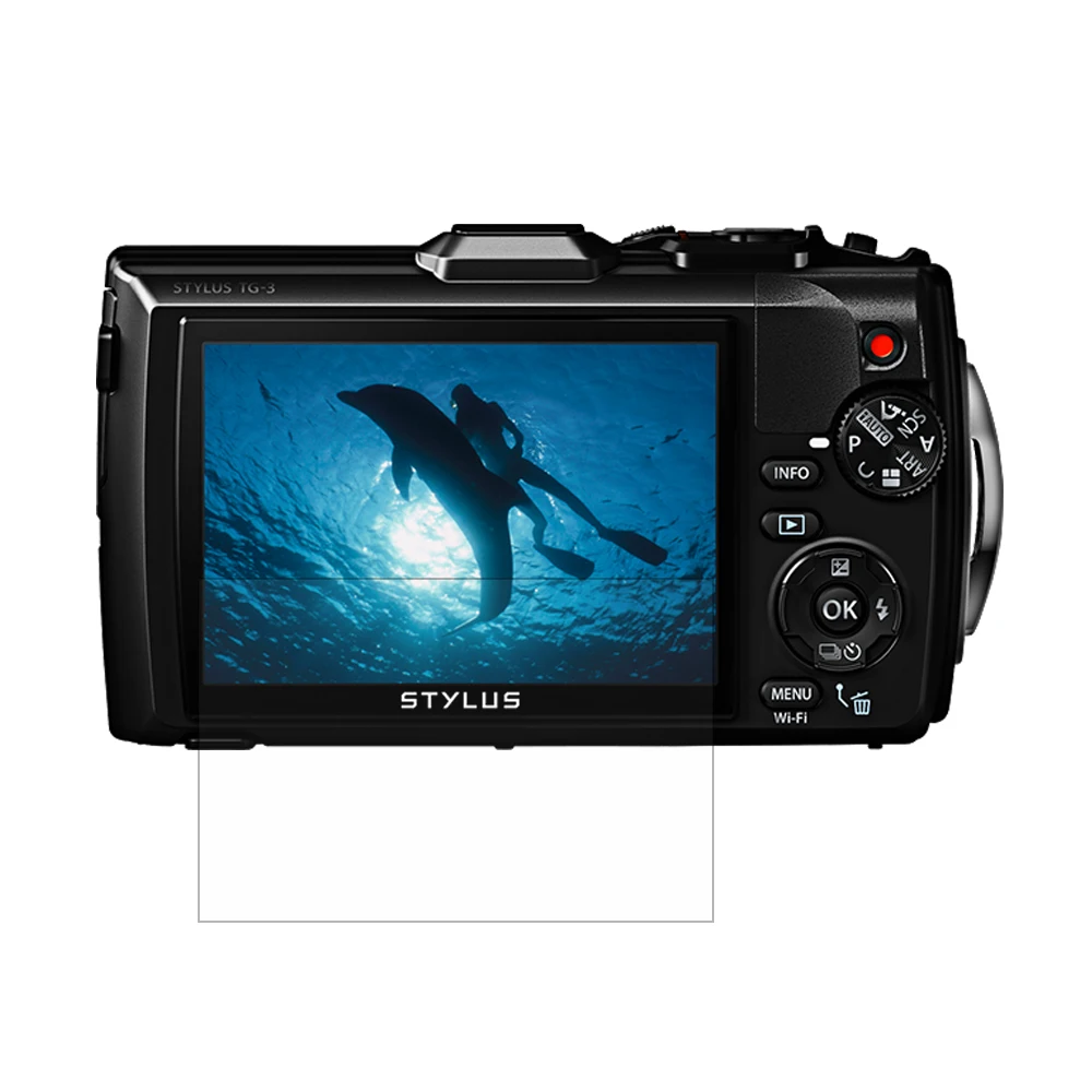 

2pcs Anti-Scratch LCD Screen Protector Guard Shield Film for Olympus Tough TG3 TG-3 TG4 TG-4 iHS