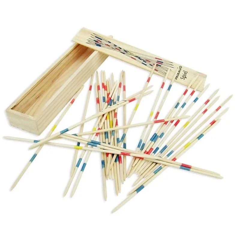 Baby Children Educational Wooden Traditional Mikado Spiel Pick Up Sticks With Box Game Kids Gifts Math Toys YH-17 | Игрушки и хобби