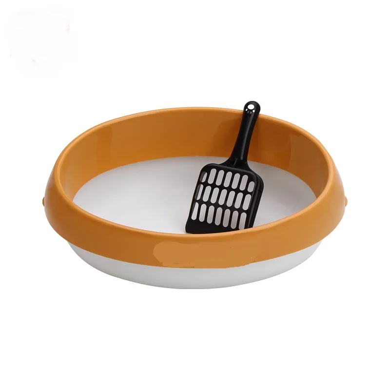 ovalcattoiletSemiclosedbasinofcatlitterPetcattoiletSize39