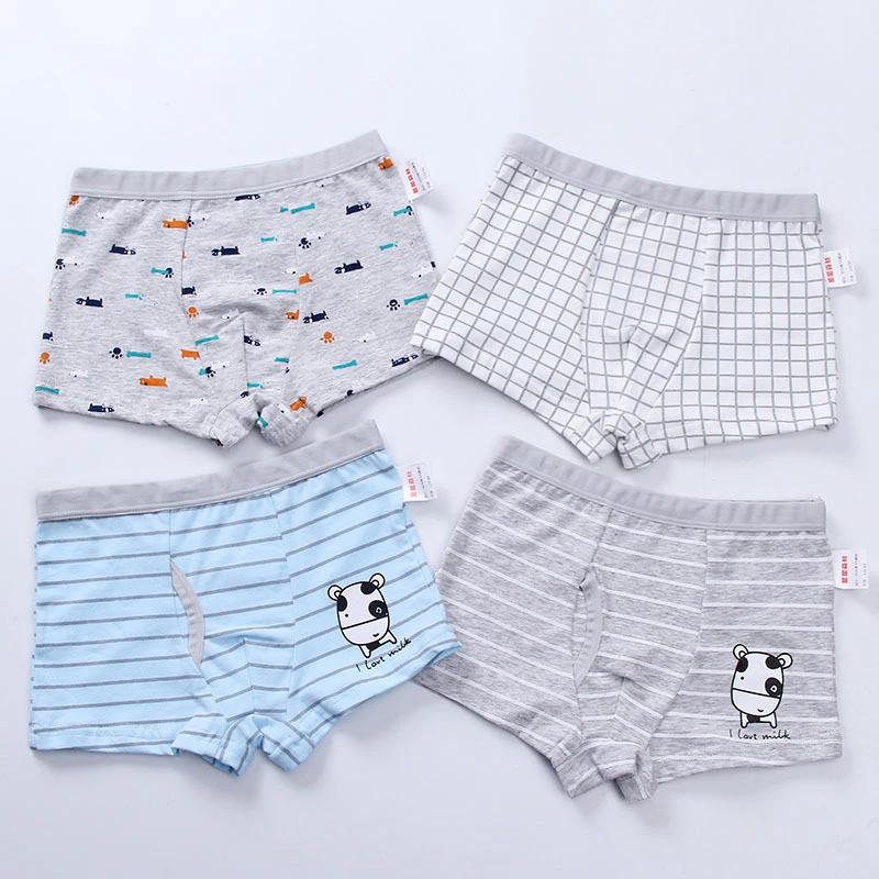 

Cartoon Boys Underwear Baby Boy Cute Print Cotton Panties Soft Children Underpants Teenage Briefs Boys Boxer Shorts For 2-12Y