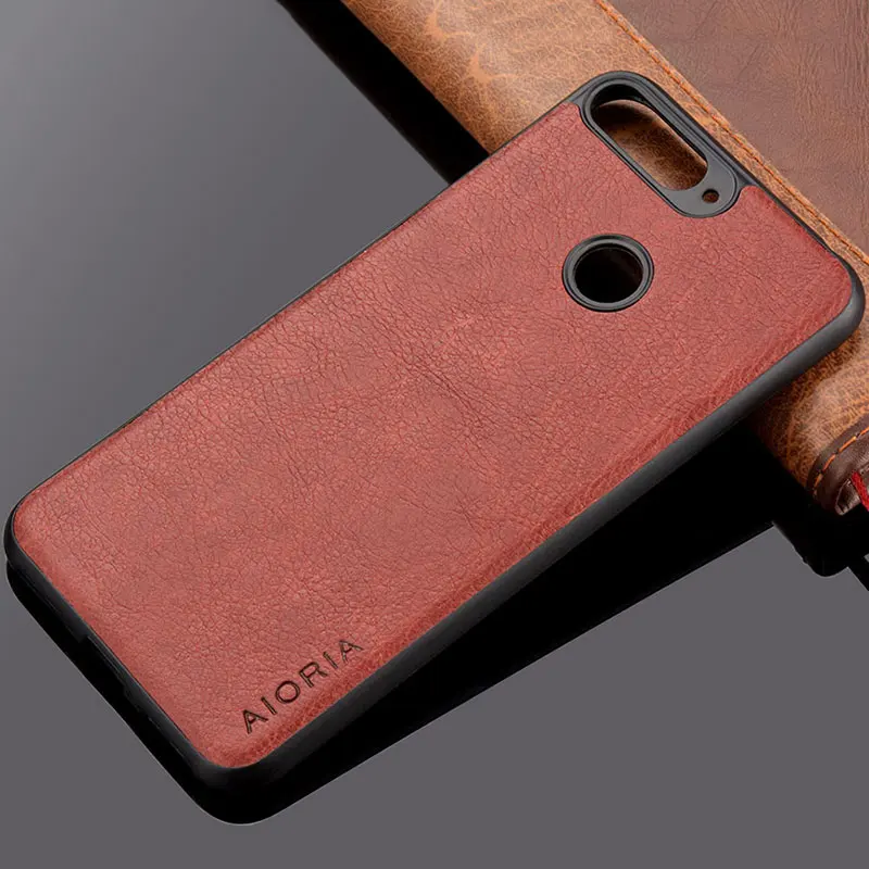 Для huawei honor 7a чехол 5 7 &quotроскошный винтажный кожаный с силиконовым чехлом для Huawei