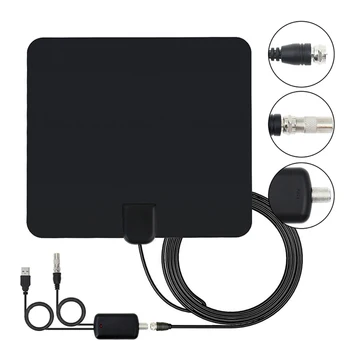 

Digital HD TV Antenna Signal Amplifier Booster 80 Mile Range Amplified Receiver Digital TV Antenna DVB-T TV Internal Antenna