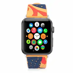 Аксессуары для часов из натуральной кожи для Apple Watch Band 44 мм 40 мм и Apple Watch Band 42 мм 38 мм серия 4 3 2 1 ремешок для часов AW851