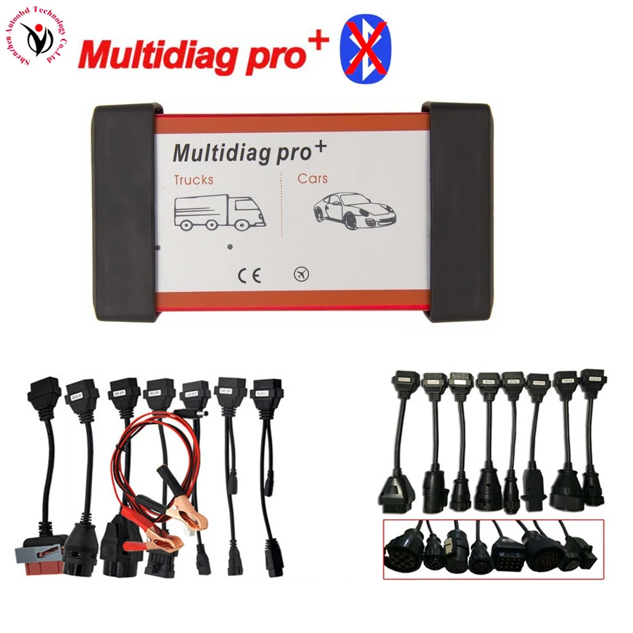 Фонарь 2015R3 (Активатор генератора ключей)/2016R0 VD TCS CDP Multidiag Pro + 8 шт. кабелей для