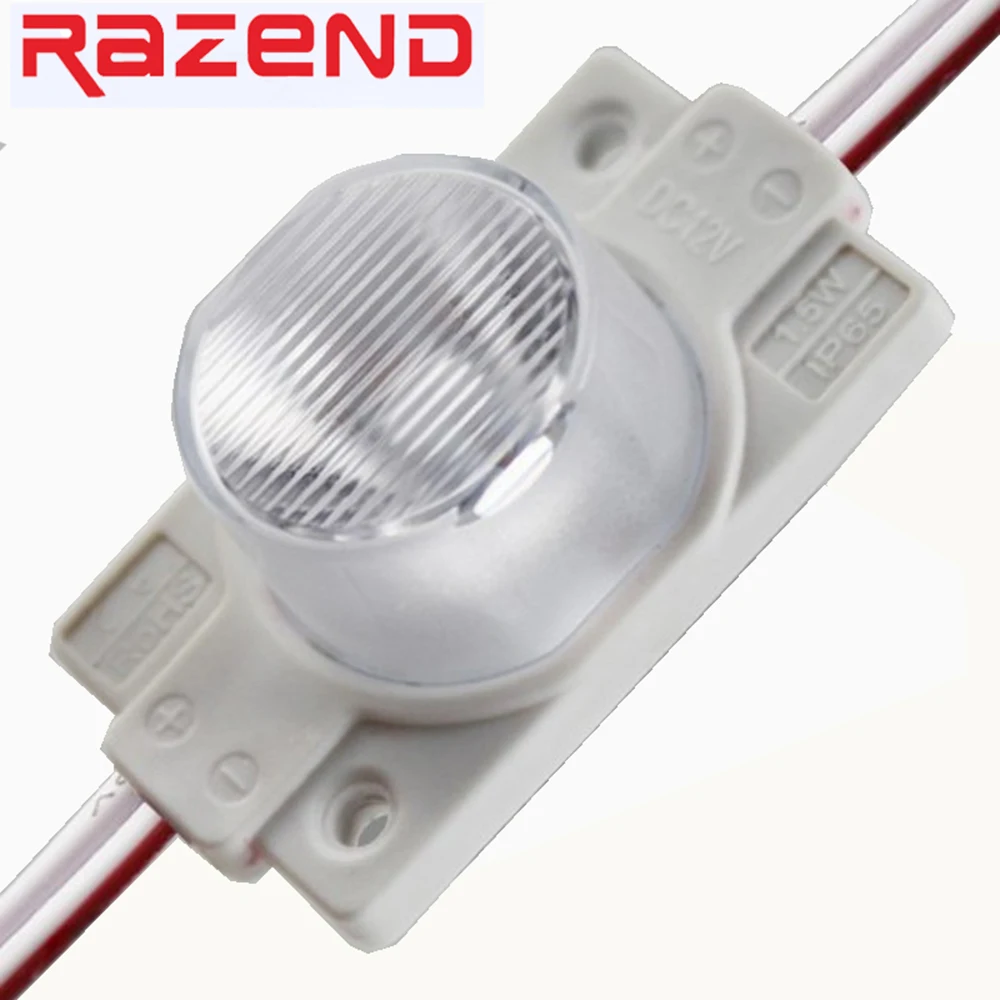 100pcs 2W 1.5W injection LED Module Light SMD 3535 Cold White Waterproof IP65 DC12V for Advertising Sign CE RoSH
