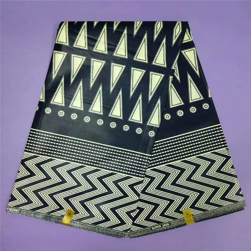 

DF!Ghana Kente Wax Fabric Veritable Wax African Kente Prints Real Java Wax Fabric for Cloth in 6 yards ! J121785