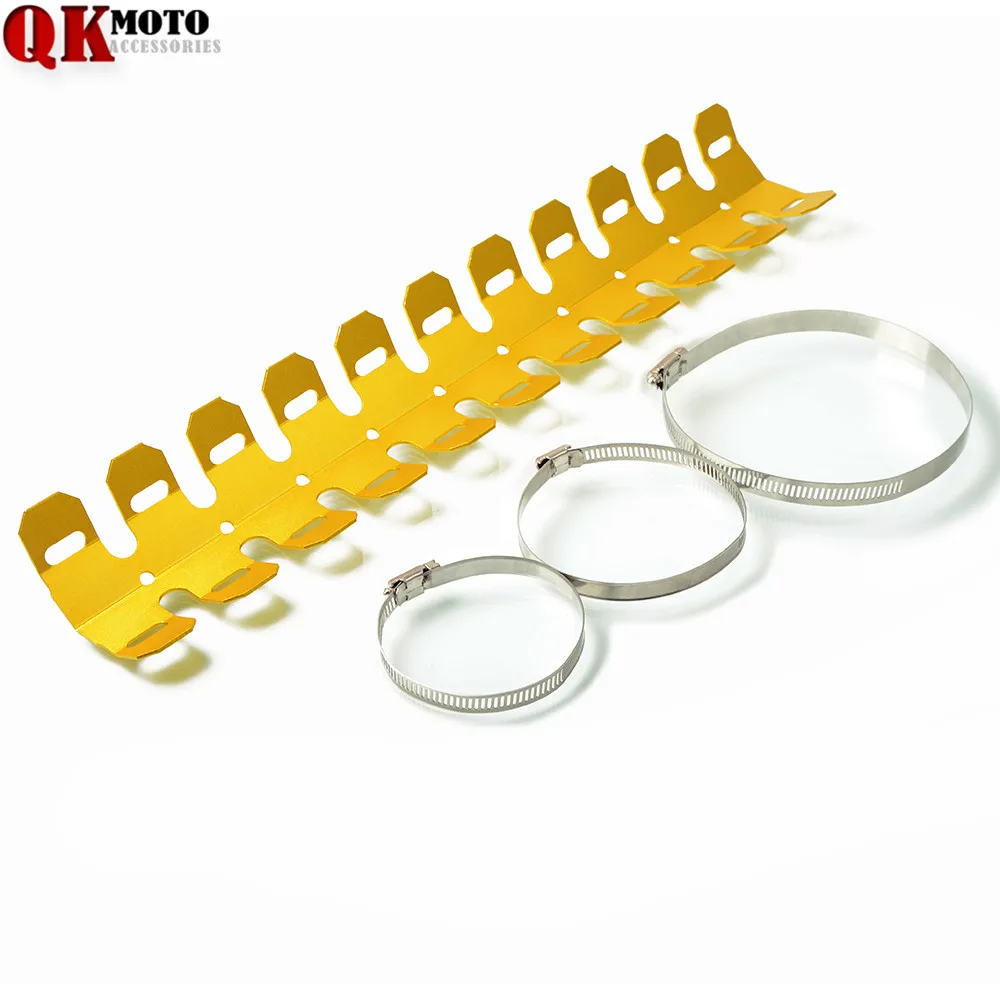 R Qiankong Motor Exhaust Muffler Pipe Heat Shield Cover Guard For Honda