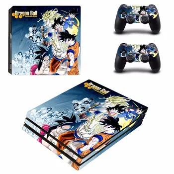 

new dragon ball vinyl Decal Skin Sticker For Sony Playstation 4 PS4 Pro promotion Console Flims +2Pcs Controller