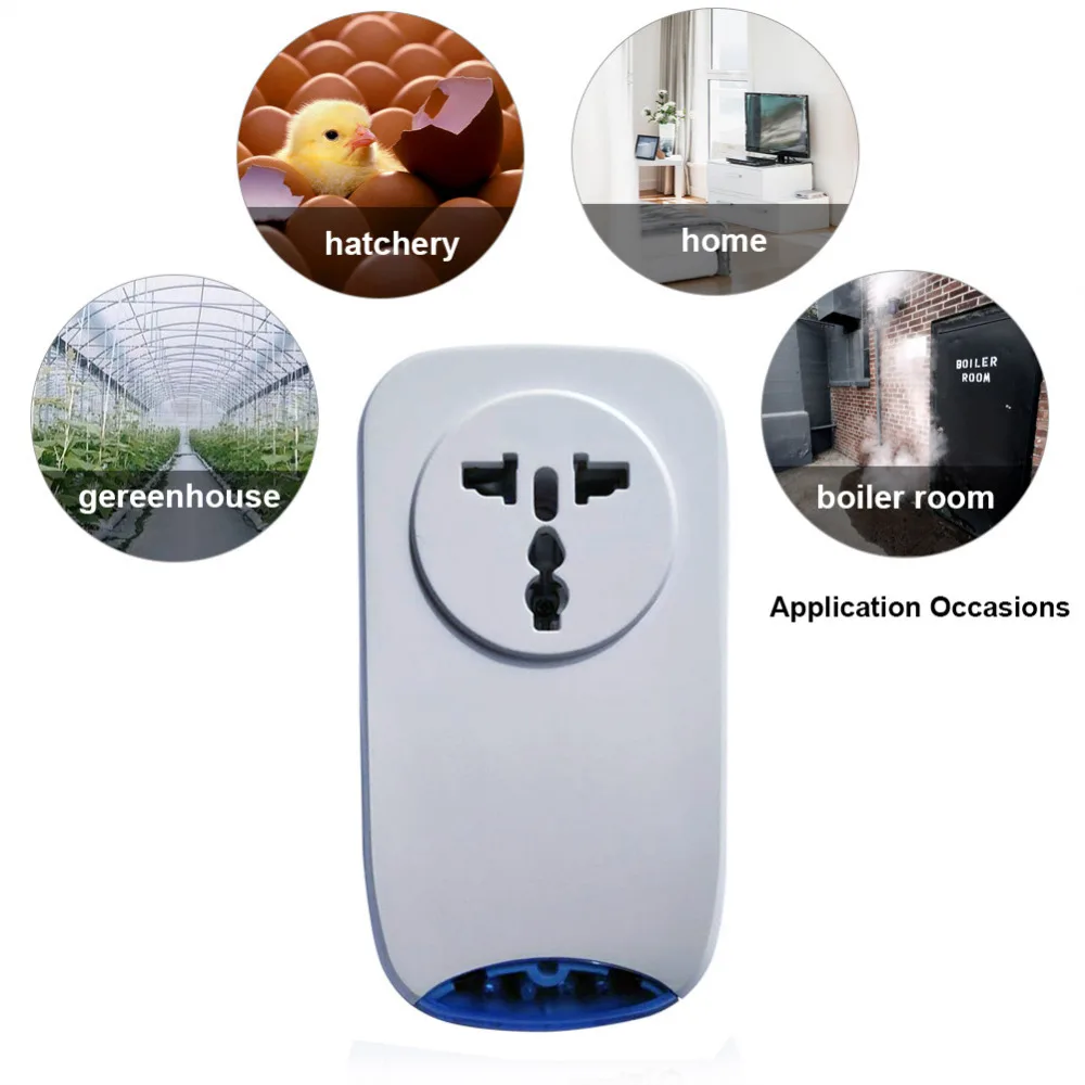 

Wolf-Guard Wireless GSM SMS Smart Plug Cellphone Phone Remote Control Timing Socket EU Plug Home Automation Output 15A 250V AC