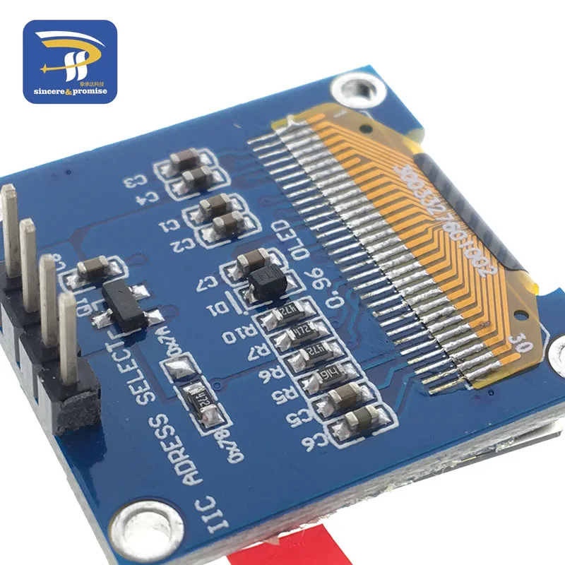 Arduino 0.96. Дисплей oled 0.96 дюйма 128x64, i2c iic, двухцветный (желто-синий), модуль для arduino. display 128*64 oled 0,96&quot; белыйсинийжелто-синий i2cbox. oled arduino синий с желтым.