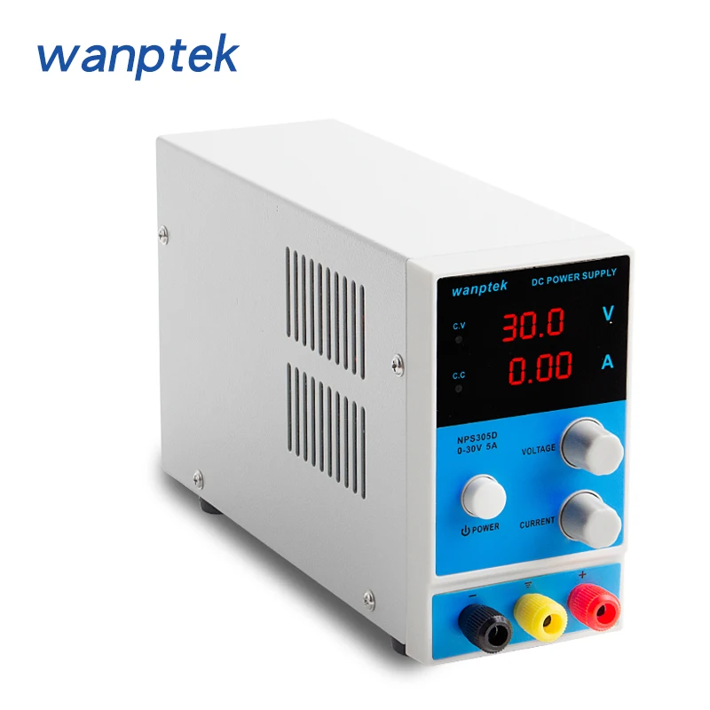 

Wanptek Laboratory Bench Power Supply Digital Display Adjustable Switching Voltage Regulators Repair Lab DC Power Supply