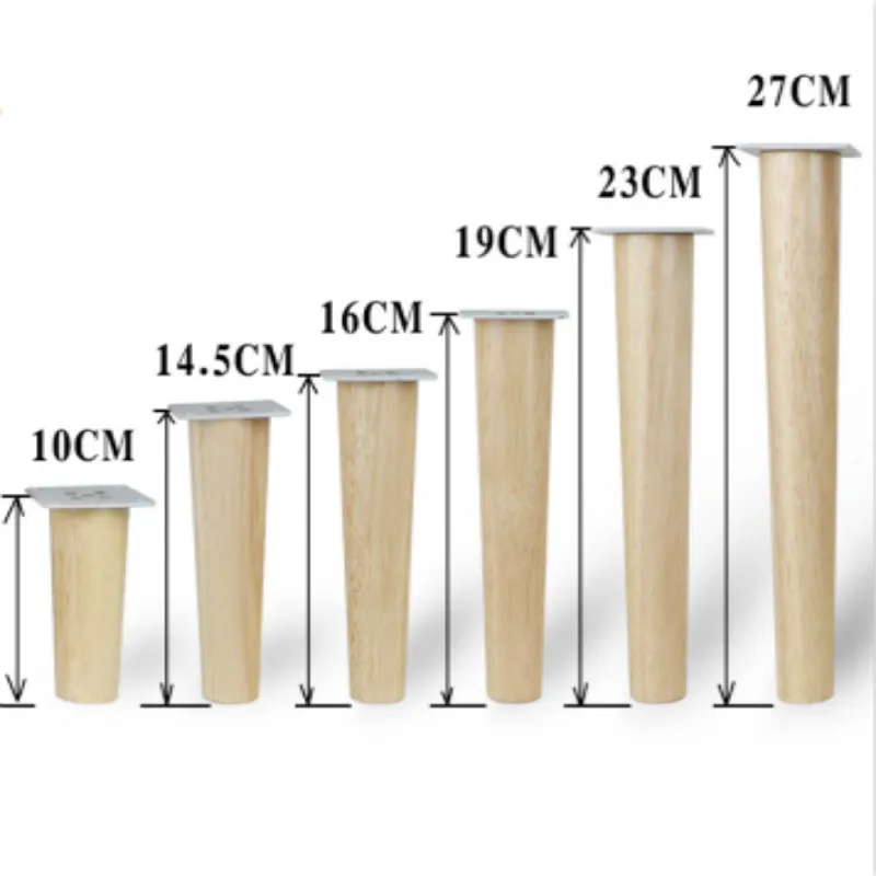 Прочная масивная древесина мебель ноги Дуб деревянная ножка диванная многоцелевой шкаф стол табурет поддержка ноги мебель Запчасти