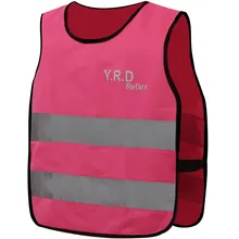 Детский жилет из полиэстера розового цвета