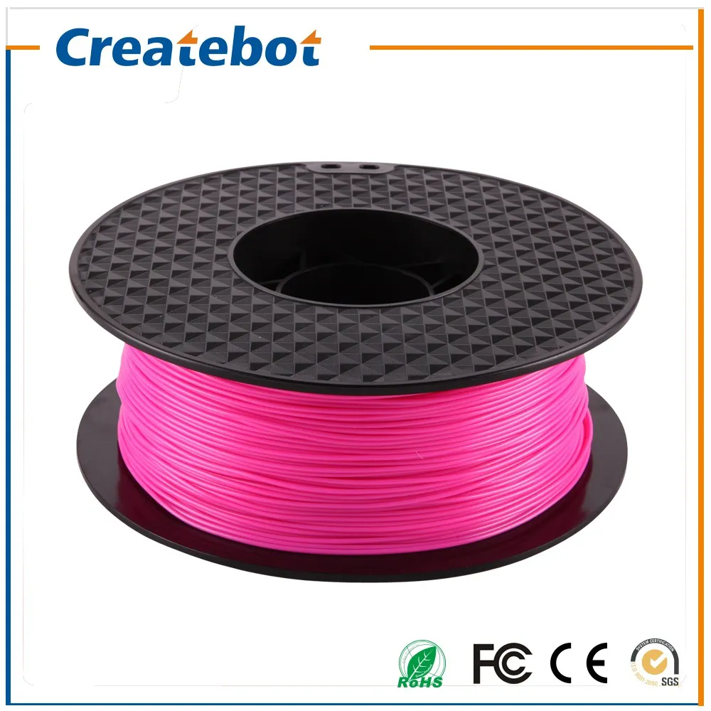 3D printer filament Pink color PLA filament 1 75mm 1kg spool for Createbot MakerBot RepRap kossel