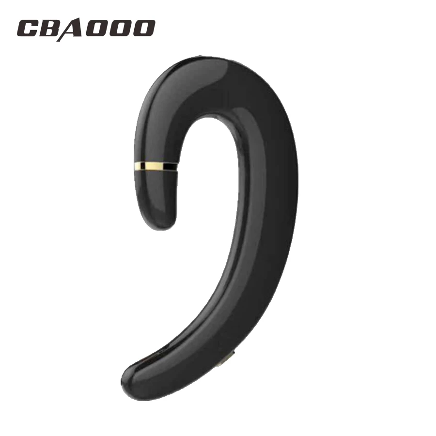 

CBAOOO Non in-ear Wireless Bluetooth Earphone Ear-hook Headphones Sports Blutooth Headset Wireless Earphones for Phone with Mic