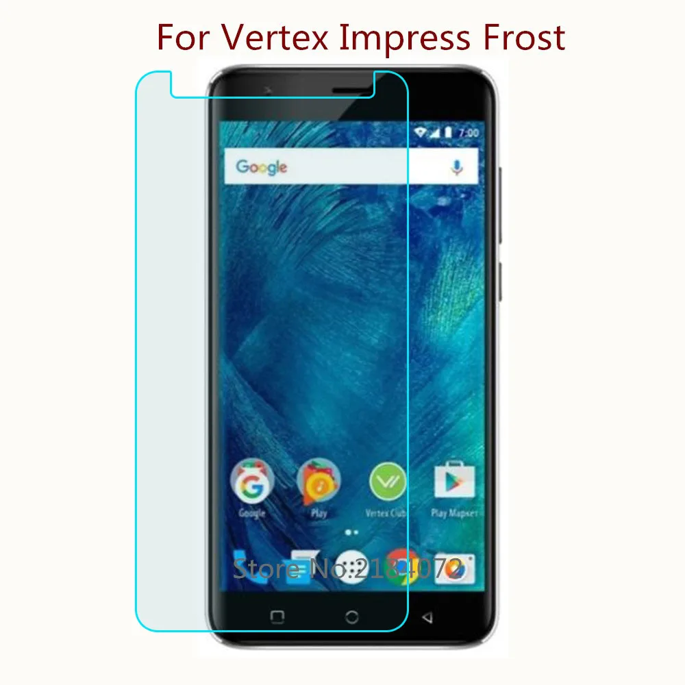 

9H 2.5D Screen Protector Glass For Vertex Impress Frost Tempered Glass SmartPhone Front Film Protective Screen