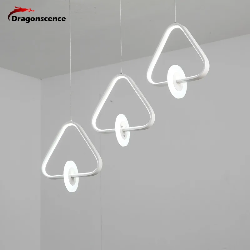 

Dragonscence Modern led Pendant Light Pendant Lamp fixtures Suspension Hanging Triangular for Kitchen Dinning Room Restaurant