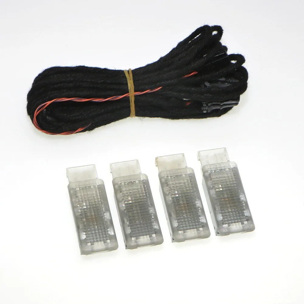 2 комплекта OEM оригинальный для Footwell свет гольфа 6 Jetta MK5 MK6 Tiguan Passat B6 7L0 947 415 5ND 7L0947415