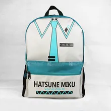 Новый Vocaloid Hatsune Мику анимация мультфильм студенты рюкзак мужчин и женщин плечи мешок 42*32*13 СМ