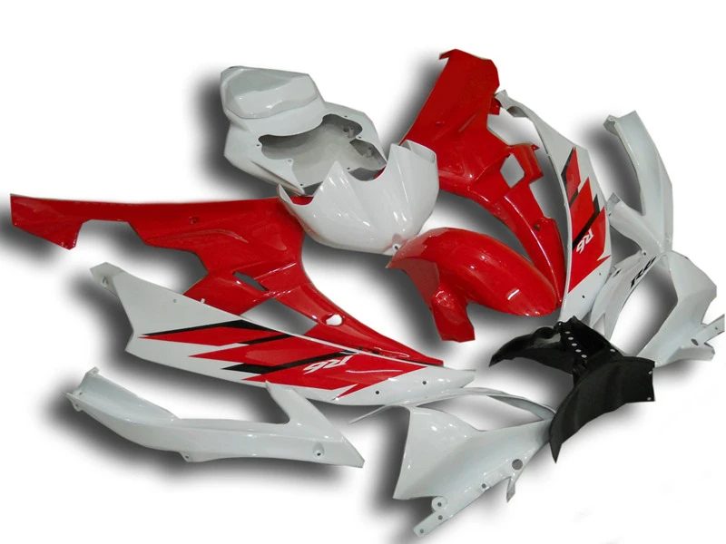 Пресс-форма обтекателя комплект для Yamaha YZFR6 2006 2007 YZF R6 06 07 YZF600 ABS Пластик белый горячий красный обтекатели комплект+ подарки yg11