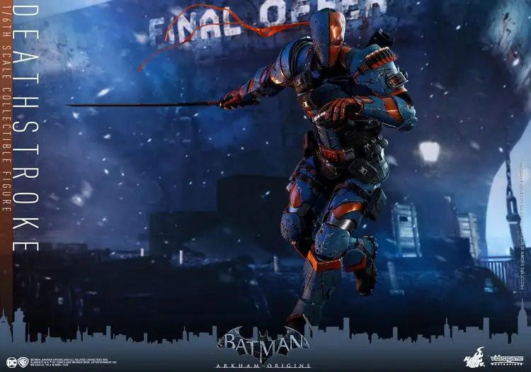 Полный набор 1/6 масштаб Бэтмен: Arkham Origins Deathstroke VGM30 фигурка игрушка Коллекционная фигурка кукла игрушки подарок с коробкой