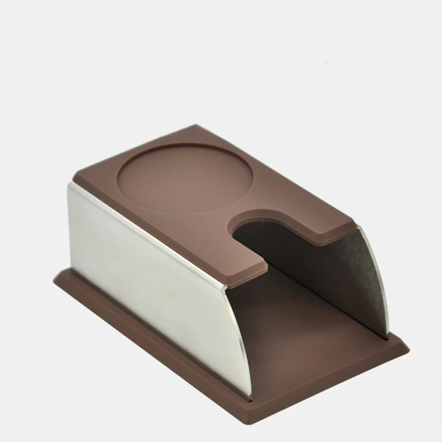 

Stainless Steel Silicone Espresso Coffee Grinder Mini Coffee Machine Tool Manual Coffee Bean Grinding Tamper Stand Barista Tool