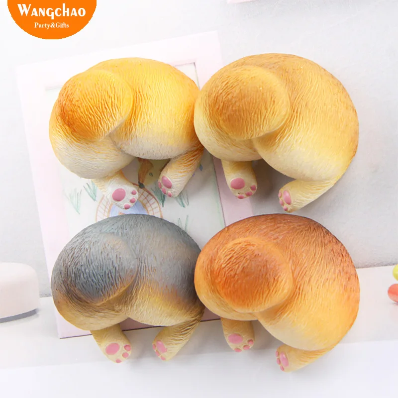 

3 Styles Kawaii Corgi Dog Tails Resin Fridge Magnets Cartoon Cute Animal Magnetic Accessories Kids Gift Decorative Magnets