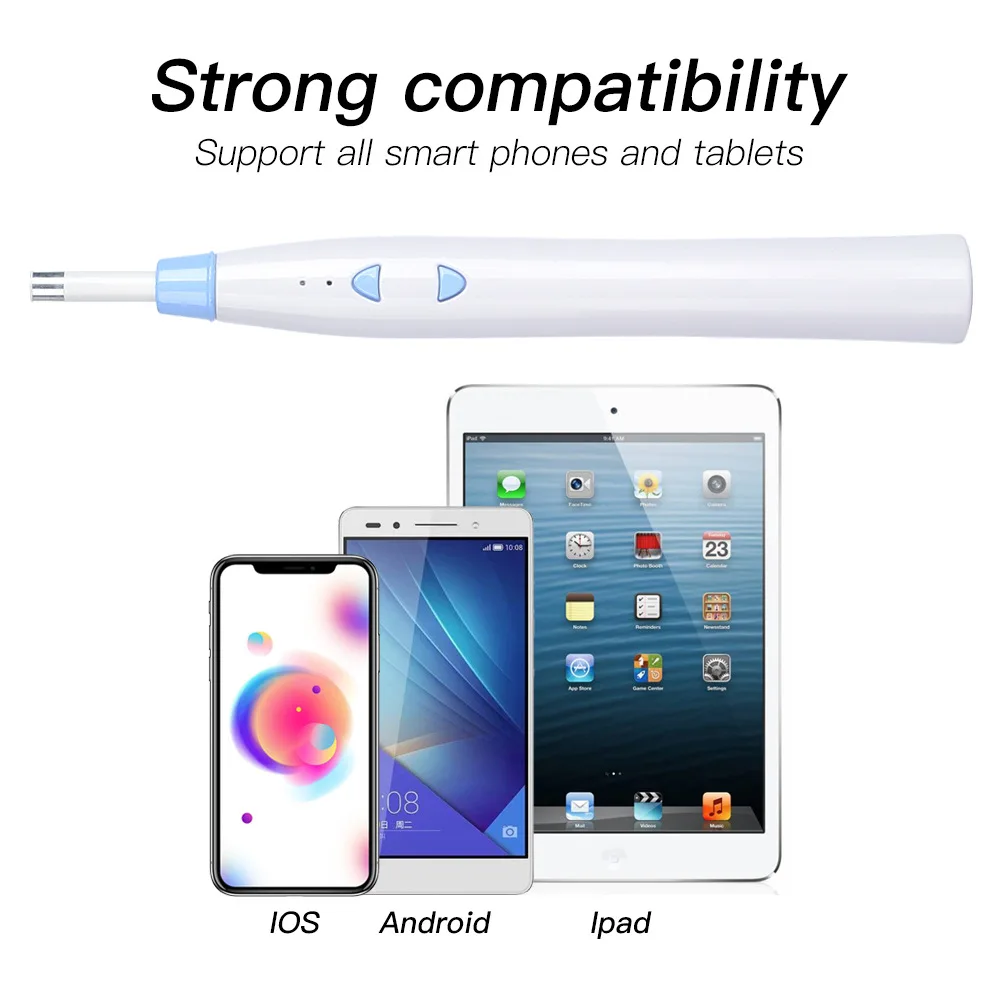 

5.5mm HD Wifi Medical Wireless Ear Cleaning Otoscope IOS Android Ear Endoscope Oral Dental Pick Tool Visual Ear Spoon Cam