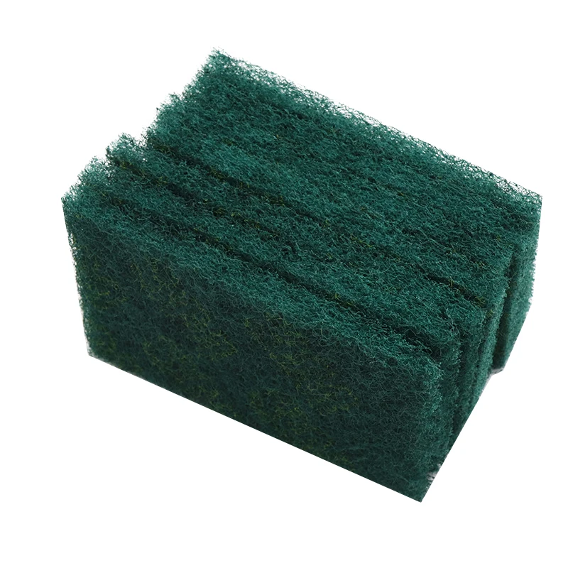 URANN 1 шт. зеленая промышленная Чистящая прокладка грубая скотч Brite Гибкая Нетканая Чистящая Подушечка Для рук промышленная кухонная чистящая ткань