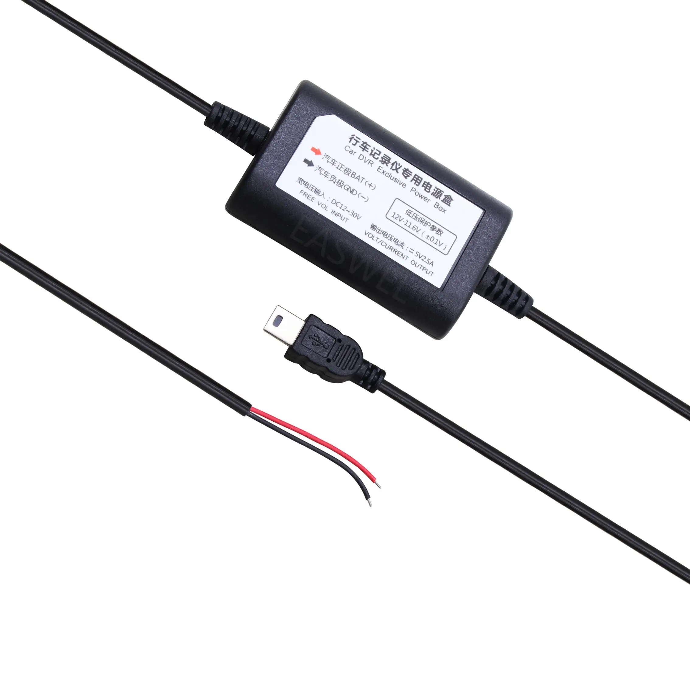 10 'Hardwire DC Автомобильное зарядное устройство Шнур питания для Garmin Dash Cam 10 20 30 35 GDR33 43