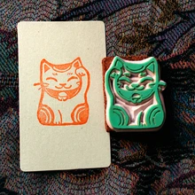 Пользовательский Кот 3,5x4 см резиновый штамп+ 1 шт. чернильный коврик для карты свадьбы/carimbo personalizado/карты/украшения/магазин, по индивидуальному заказу