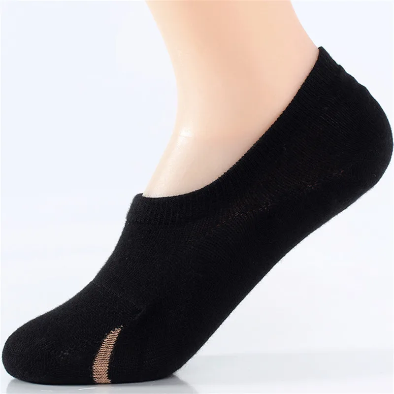 

Spring Summer Non-slip Deodorant Antibacterial No Show Socks Invisible Men Women Cotton Silicone Anti-skid Socks Slippers BOC469