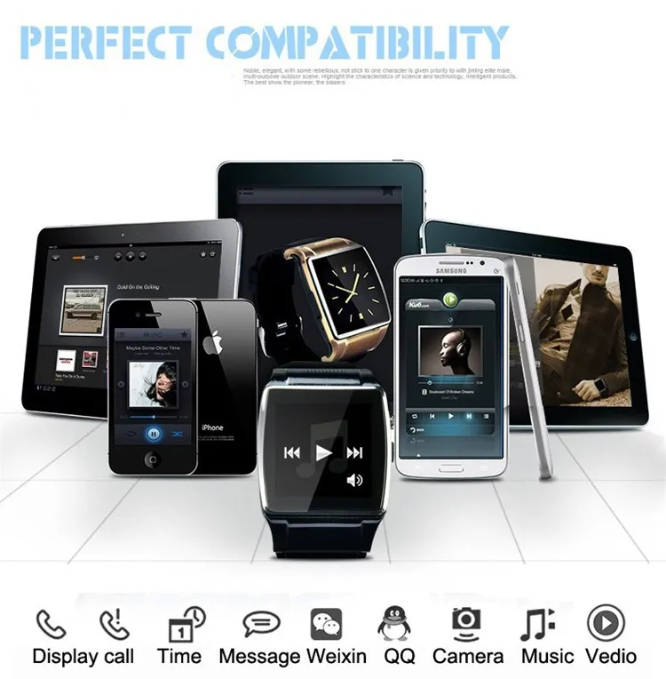 2017 Bluetooth Смарт часы 1.54 дюймов ПРИВЕТ WATCH2 Hiwatch II С Камерой/Bluetooth dialer/mp3/mp4/FM/Видео/Android