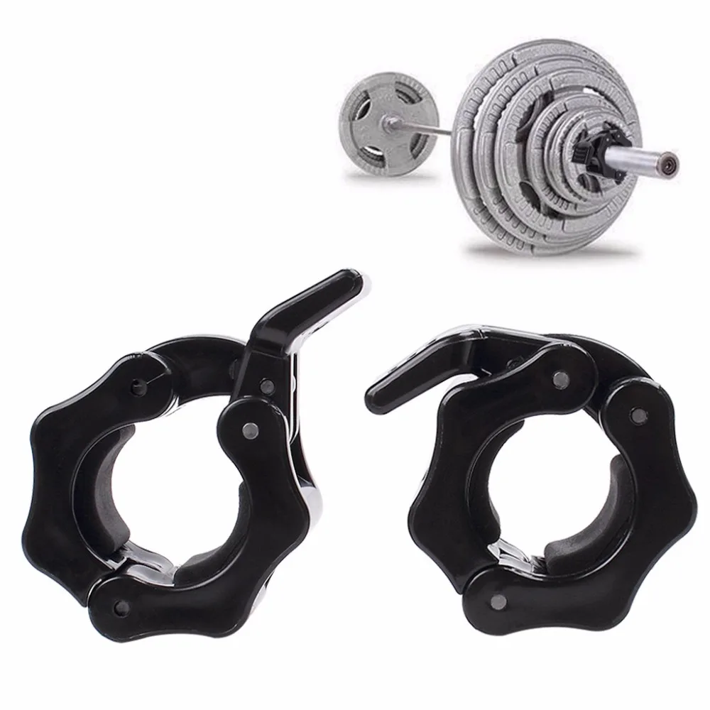 1Pair Barbell Clamp Pair of 1 inch or 2 Inch Quick Release Olympic Size