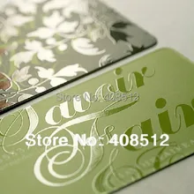 300gsm поднятая прозрачная чернильная визитная карточка точка с УФ визитная карточка