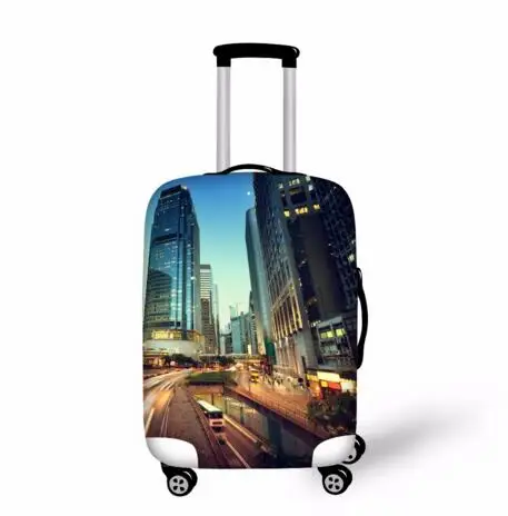 Дизайн Граффити, защитный чехол для багажа, водонепроницаемый чехол для путешествий, чехол для 18-30 дюймов, чехол, эластичный чехол для костюма - Цвет: W288