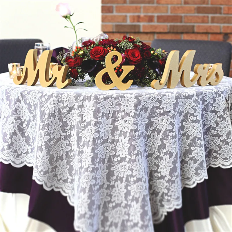 Деревянные Свадебные декоративные буквы алфавит слово Mr& Mrs отдельно стоящая Свадебная вечеринка украшение винтажный стол Декор