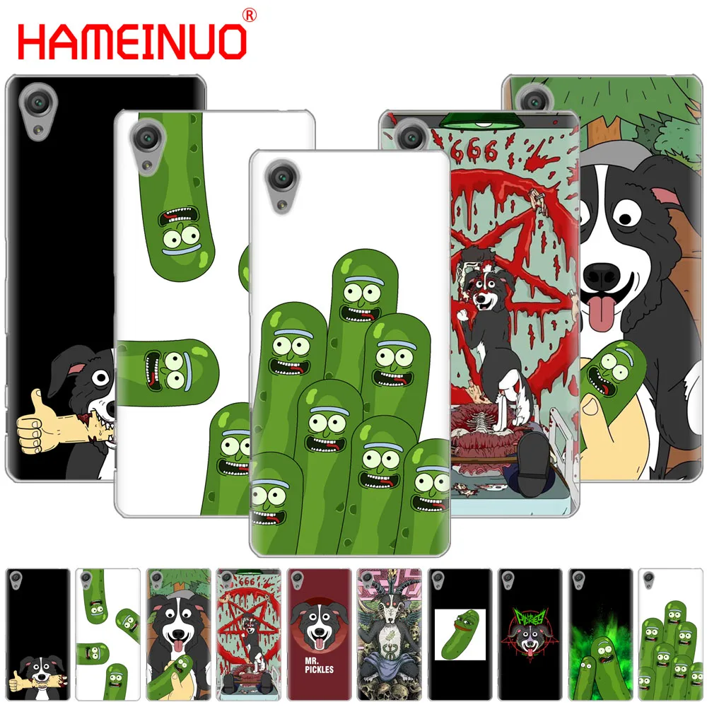 

mr pickles cucumber rick meme Cover phone Case for sony xperia C6 XA1 XA2 XA ULTRA X XP L1 L2 X XZ1 compact XR/XZ PREMIUM